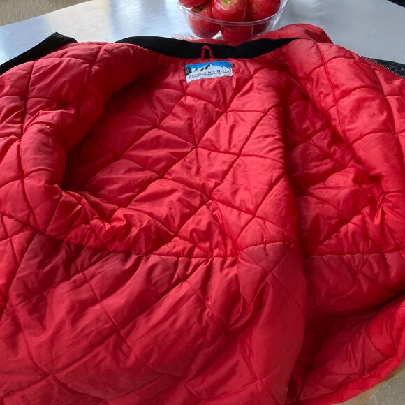 Ski Snowboard Jacket Size XL Men Red/Black Hooded  OUTDOOR VINTAGE HEAVY COAT - Picture 11 of 13